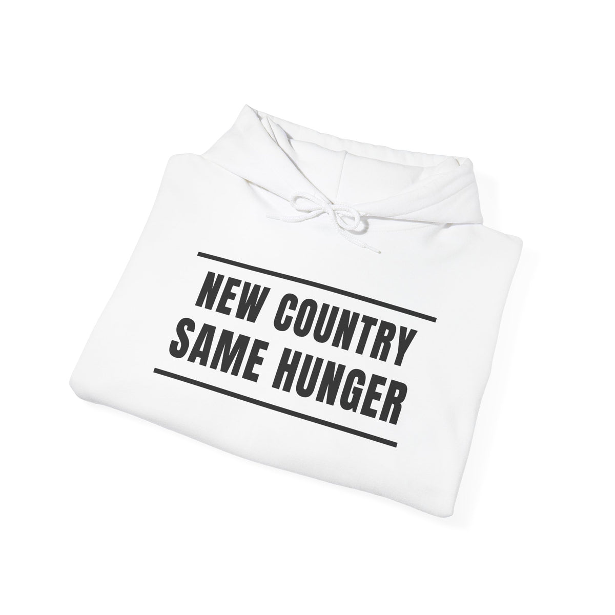 New Country Same Hunger Hoodie — Immigrant Story Pullover