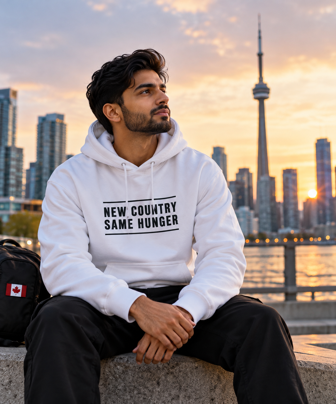 New Country Same Hunger Hoodie — Immigrant Story Pullover